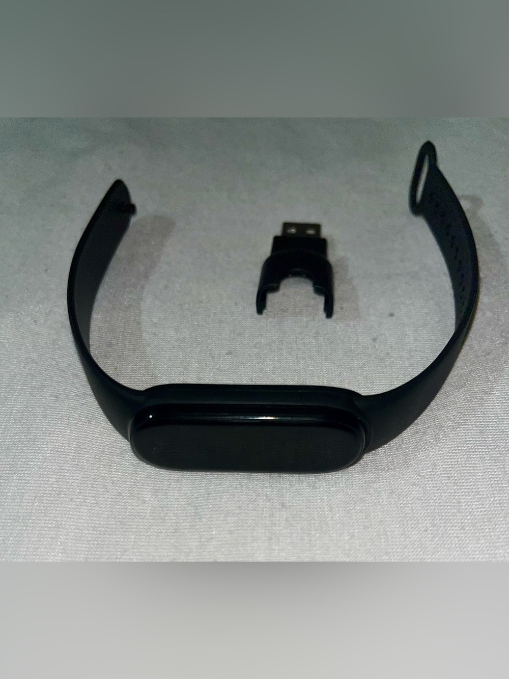 Black Fitness Tracker Smart Band with USB Charger
